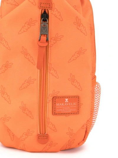 Shop Makavelic X Carrots Cocoon Sling Bag In Orange