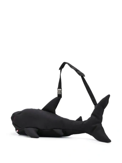 Shop Raeburn Shark Shoulder Bag In Black