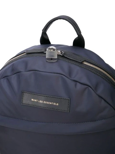 Shop Want Les Essentiels De La Vie Kastrup Backpack In Blue