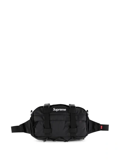 Shop Supreme Logo Waist Bag Fw19 In Black