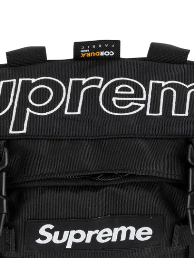 Shop Supreme Logo Waist Bag Fw19 In Black