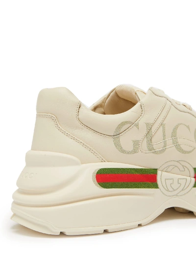 Gucci Rhyton Ny Yankee Sneakers In White, ModeSens