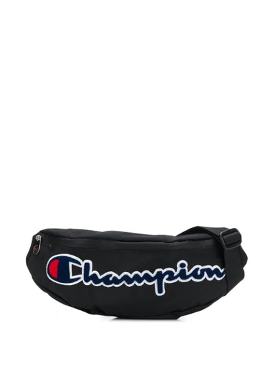 Shop Champion Appliqué Logo Belt Bag In Black