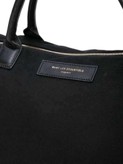 Shop Want Les Essentiels De La Vie Hartsfield Weekender Tote Bag In Black