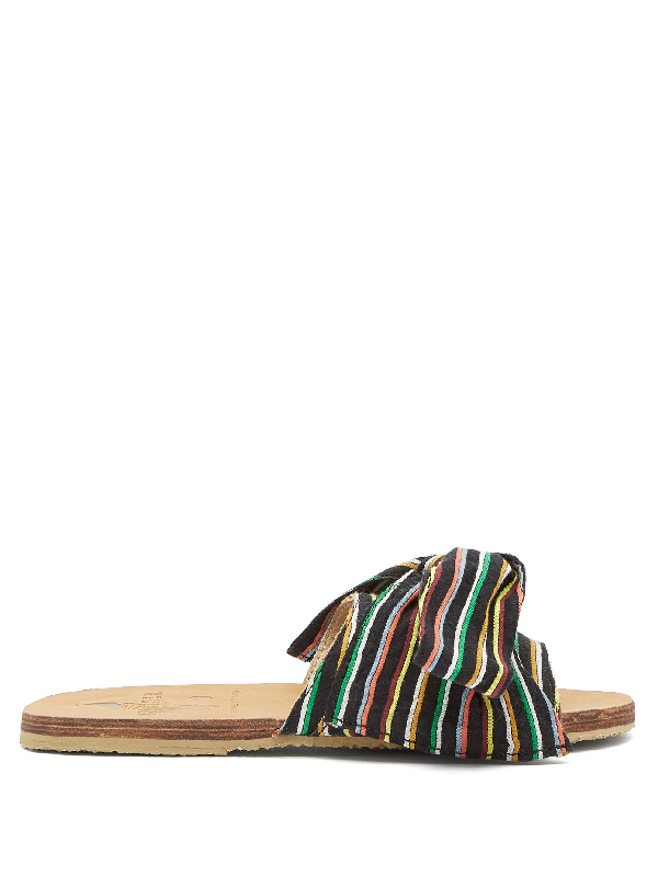 striped bow slides