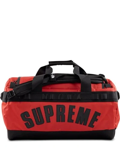 Shop Supreme X The North Face Logo Small Base Camp D Bag In Red