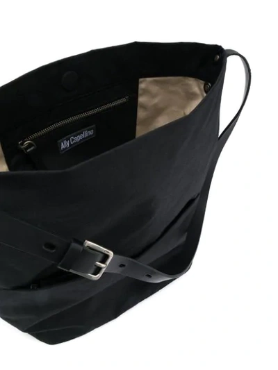 Shop Ally Capellino Lloyd Shoulder Bag In Black