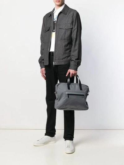 Shop Ally Capellino Mansell Briefcase Bag In Grey