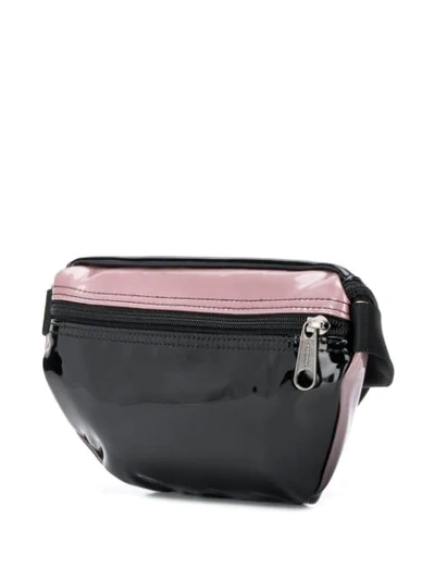 Shop Eastpak Glossy Belt Bag In Pink