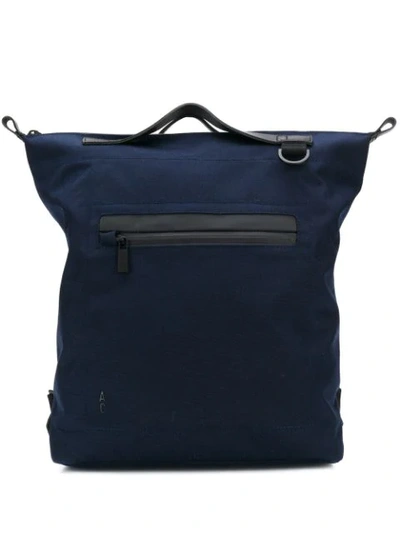 Shop Ally Capellino Hoy Travel Cycle Backpack In Blue