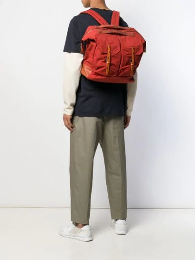 Shop Ally Capellino Frank Backpack In Red