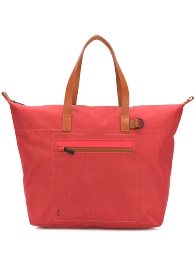 Shop Ally Capellino Saarf Travel & Cycle Tote In Red