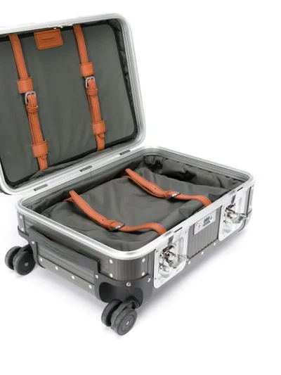 Shop Fpm - Fabbrica Pelletterie Milano Bank Spinner Suitcase In Grey