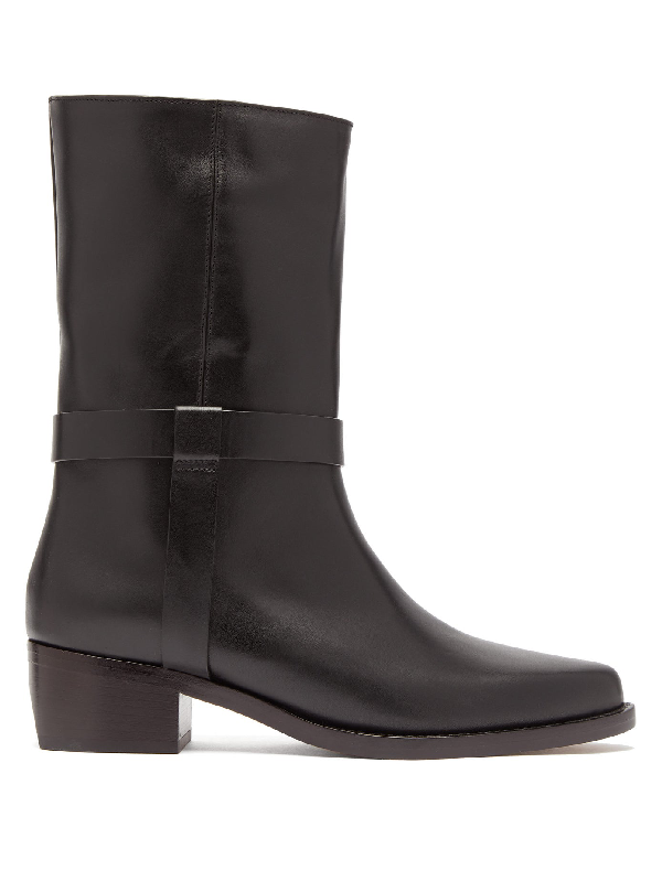 embellished biker boot