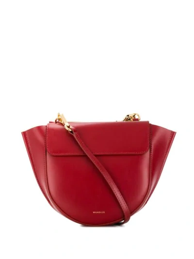 Shop Wandler Hortensia Shoulder Bag - Red