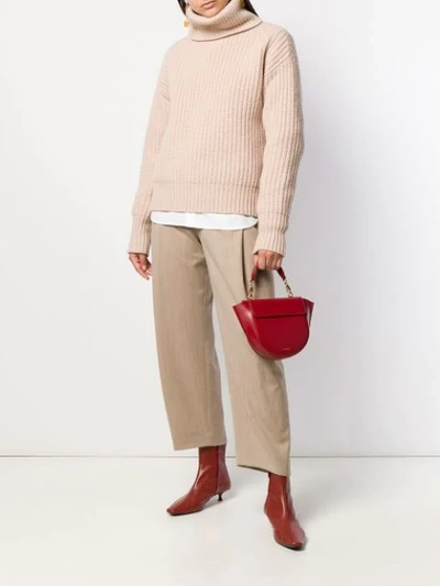 Shop Wandler Hortensia Shoulder Bag - Red