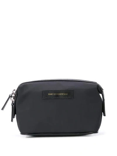 Shop Want Les Essentiels De La Vie Mini Kenyatta Dopp Kit In Black