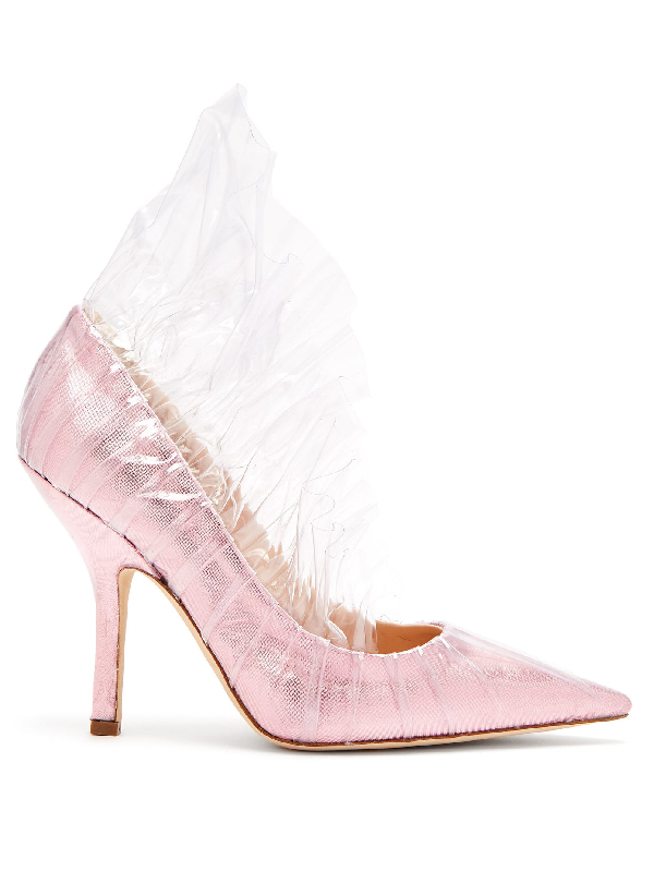 baby pink stilettos