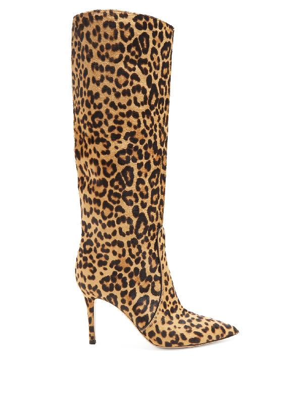 rossi boots leopard print