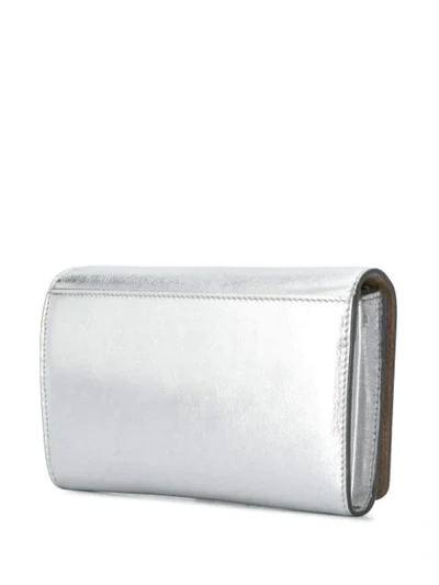 Shop Jimmy Choo Sonia Shoulder Bag In Silver