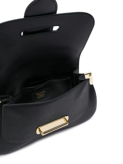 Shop Prada Sidonie Shoulder Bag - Black
