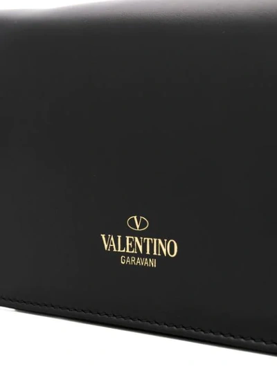 Shop Valentino Garavani Vltn Logo Belt Bag In Black
