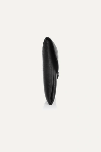 Shop Givenchy Antigona Textured-leather Clutch In Black