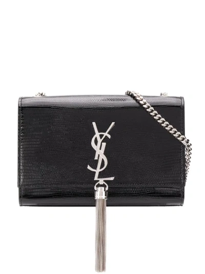 Shop Saint Laurent Kate Shoulder Bag In Black