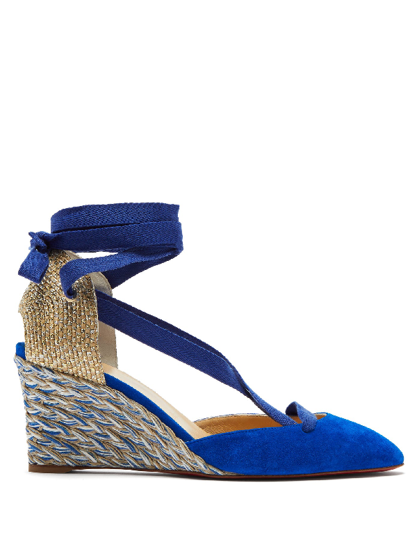 cobalt blue espadrilles