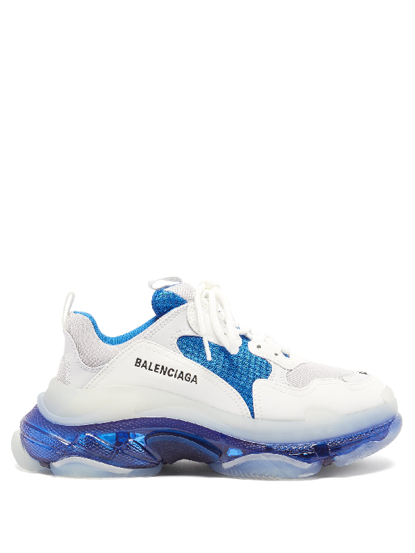 Order Cheap Balenciaga Triple S Trainers Red Blue