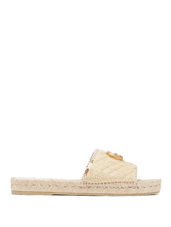 gucci pilar espadrille slide sandal