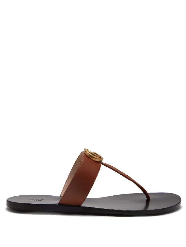 gg logo sandal