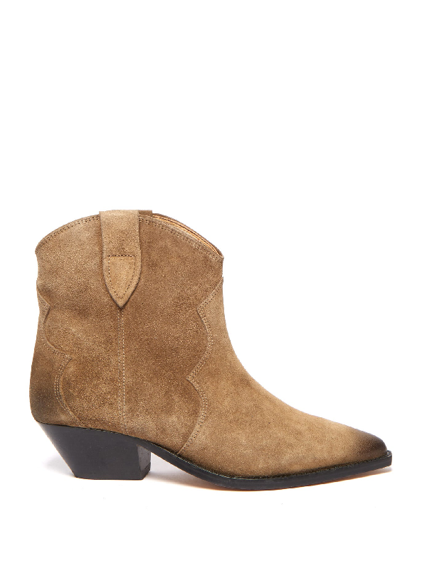 isabel marant danstee leather ankle boots