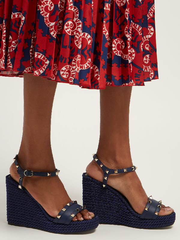 valentino garavani rockstud torchon sandals