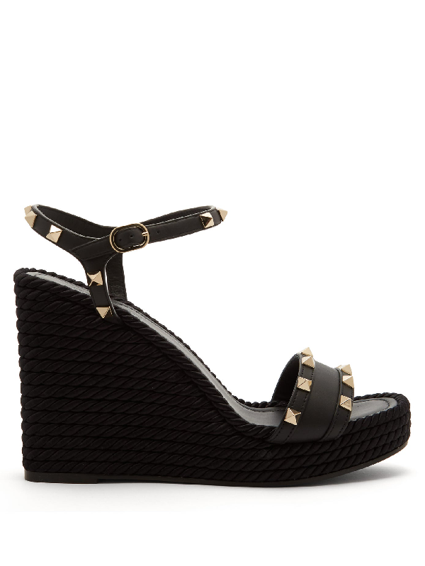 valentino torchon espadrille wedge