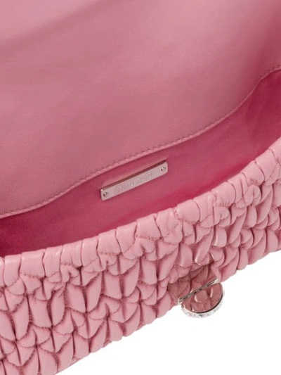 Shop Miu Miu Iconic Crystal Bag In Pink