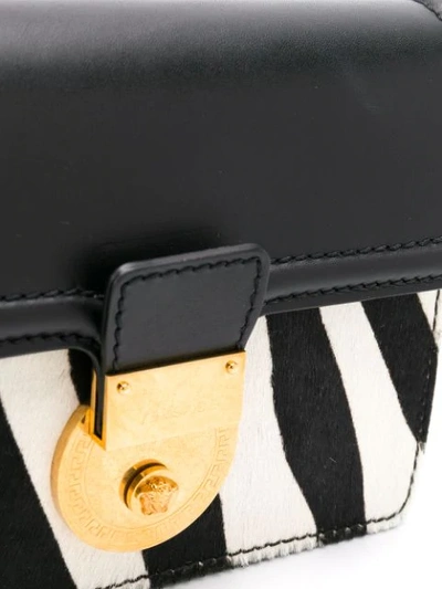 Shop Versace V-adiona Belt Bag In Black