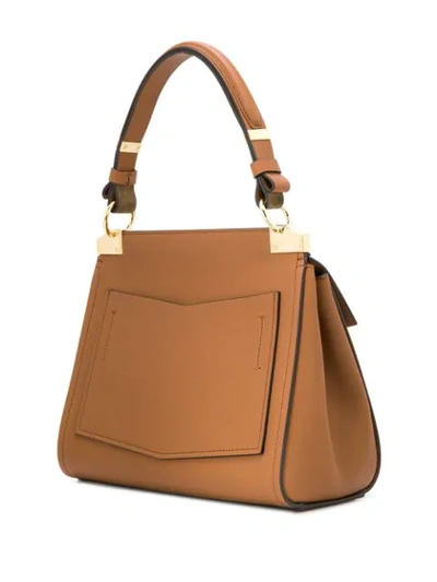Shop Givenchy Mystic Tote Bag In Brown
