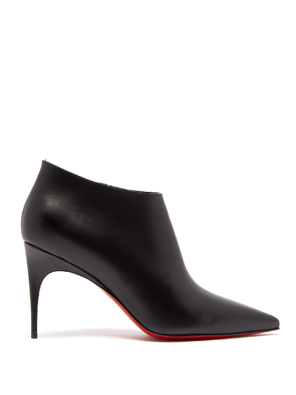 louboutin black ankle boots