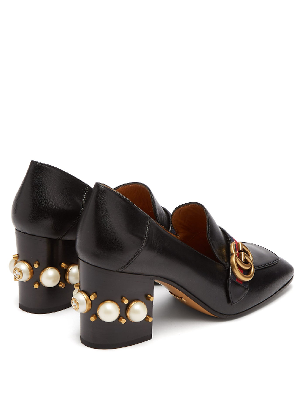 gucci peyton pearl loafer
