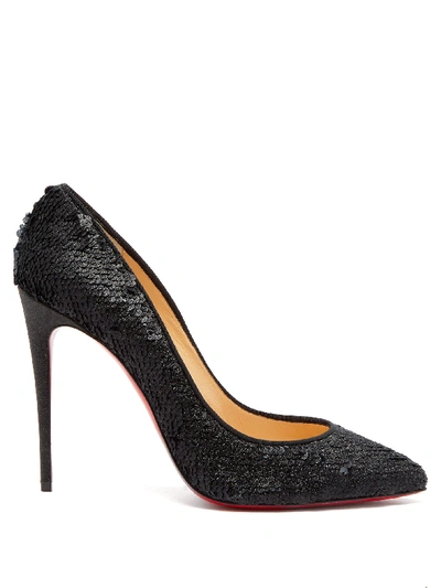 Shop Christian Louboutin Pigalle Follies 100 Glitter Pumps