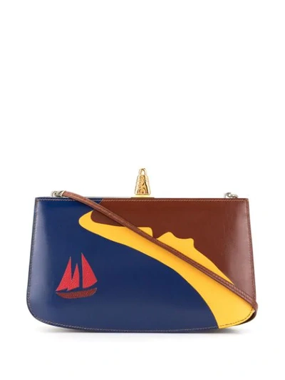 Pre-owned Hermes 1989  Sac A Malice Shoulder Bag In Multicolour