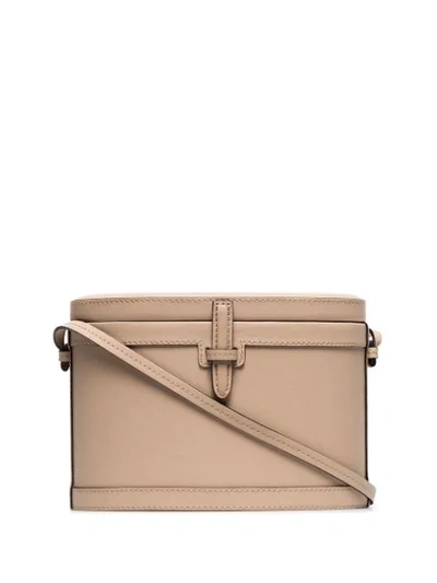 Shop Hunting Season Leather Trunk Bag In Neutrals