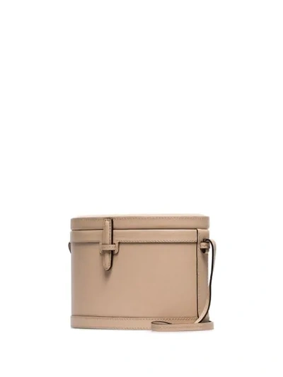 Shop Hunting Season Leather Trunk Bag In Neutrals