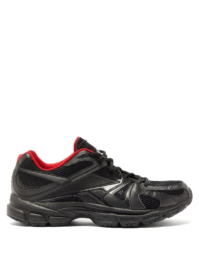 Vetements X Reebok Spike Runner 200 Low-top Sneakers In Black | ModeSens