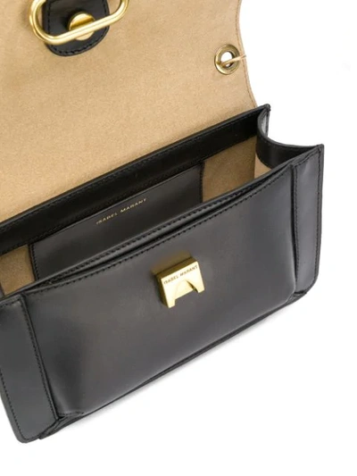 Shop Isabel Marant Skamy Lock Vintage Bag In Black