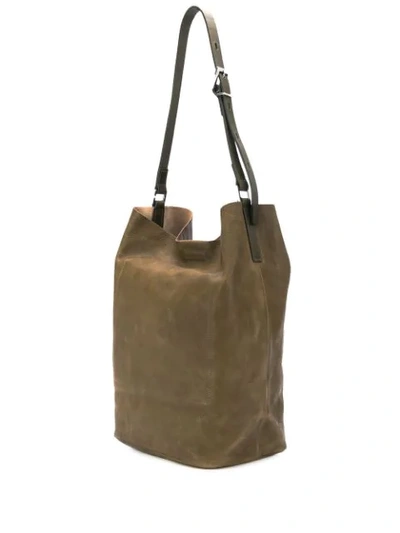 Shop Ally Capellino Lloyd Bucket Bag In Green