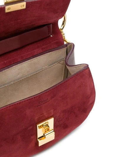 Shop Chloé Drew Mini Shoulder Bag - Red