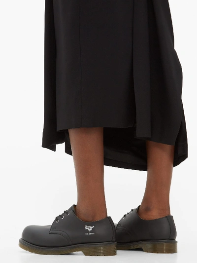 Raf Simons X Dr. Martens Keaton Leather Derby Shoes In Black | ModeSens