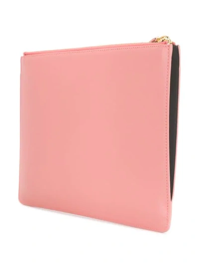 Shop Ferragamo Gancini City Clutch In Pink